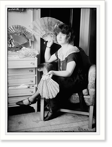 Historic Photo Print - Larrmore (holding fans)