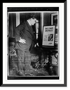 Historic Framed Print, To Bain I have found your work of mine satisfaction, Gigli .  full print,  17-7/8" x 21-7/8"