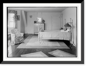 Historic Framed Print, (Bedroom),  17-7/8" x 21-7/8"
