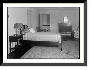 Historic Framed Print, Bedroom,  17-7/8" x 21-7/8"