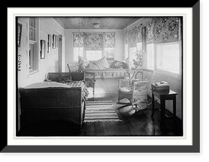 Historic Framed Print, Bedroom - 2,  17-7/8" x 21-7/8"