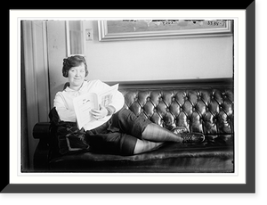 Lucy lounging, Historic Print