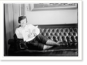 Black & White Photo - Lucy lounging - Great Gift for History Buffs