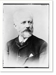 Vintage Photo Print - Tchaikowsky - Antique Wall Decor Print