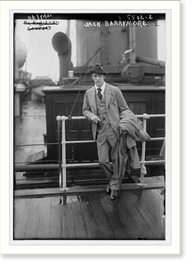 Antique Photo Print - Jack Barrymore - Vintage Wall Art Gift