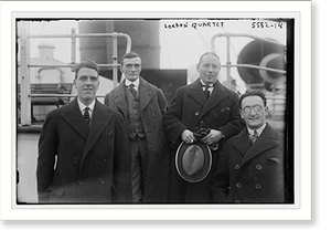 Antique Photo Print - London Quartet - Antique Wall Decor Print