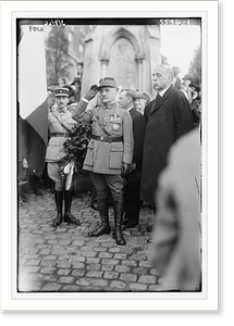 Antique Photo Print - Foch - Framed Wall Art Gift Idea