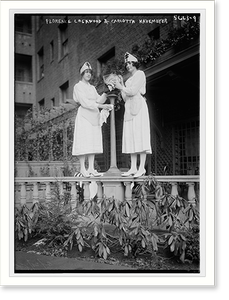 Antique Photo Print - Florence Lockwood & Calotta Havemeyer
