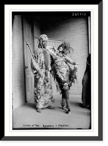 Historic Framed Print, Claude McRay and Baroness Von Freytag,  17-7/8" x 21-7/8"