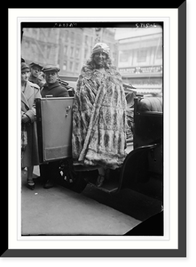 Farrar in full length fur coat Classic, Historic Print