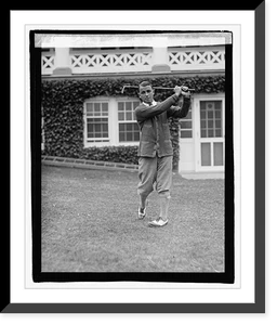Historic Photo Print - Gene Sarazen - Vintage Wall Art Gift