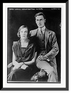 Historic Framed Print, Lord and Lady L. Montbatten,  17-7/8" x 21-7/8"