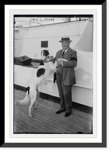 Antique Photo Print - John L. Kuser (broken neg.)