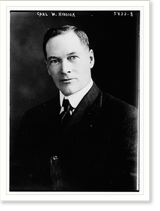 Antique Photo Print - Carl W. Riddick - Framed Wall Art Gift Idea