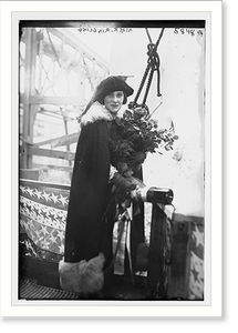 Historic Photo Print - Mrs. Ringling - Framed Wall Art Gift Idea