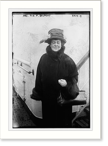 Black & White Photo - Mrs. O.H.P. Belmont - Historic Wall Art Gift
