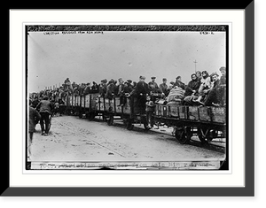Historic Framed Print, Christian refugees from Asia Minor,  17-7/8" x 21-7/8"