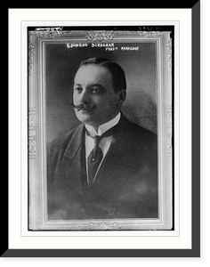 Historic Framed Print, Eduardo Schaerer, Pres. Paraguay - 2,  17-7/8" x 21-7/8"