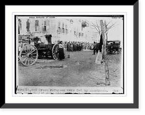 Vintage Photo Print - Grk. Refugees at Aleppo - Framed Wall Art Gift Idea