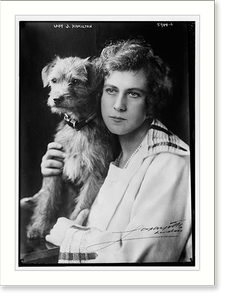 Antique Photo Print - Lady J. Hamilton - Antique Wall Decor Print