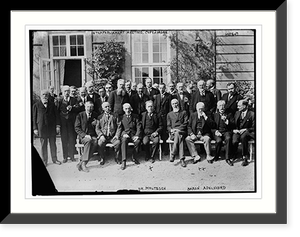 Interparliament meeting, Copenhagen (including Dr. Moltesen and Baron Adelsvard) Classic, Vintage Print