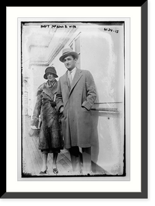 Historic Framed Print, Robt. McAdoo and wife,  17-7/8" x 21-7/8"