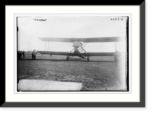 Historic Framed Print, CHICAGO (plane) - 2,  17-7/8" x 21-7/8"