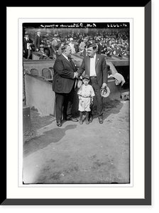 Ruth, Bill Edwards & mascot, 10/7/24, Vintage Wall Art