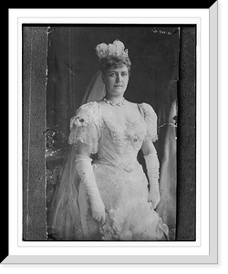 Historic Framed Print, unidentified woman - 2,  17-7/8" x 21-7/8"