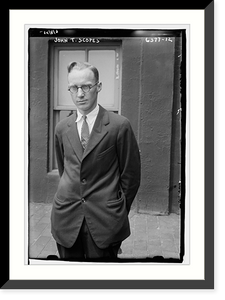 Historic Framed Print, John T. Scopes,  17-7/8" x 21-7/8"