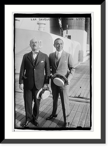 Historic Framed Print, Lee Shubert, G.B. McLellan,  17-7/8" x 21-7/8"