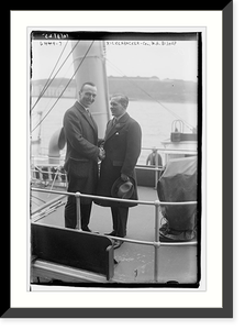Black & White Photo - Rickenbacker, Col. W.A. Bishop