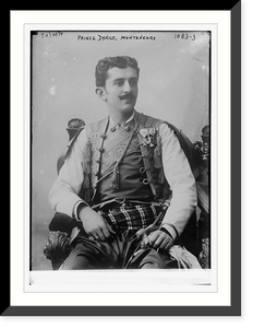 Historic Framed Print, Prince Danilo, Montenegro,  17-7/8" x 21-7/8"