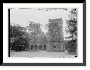 Historic Framed Print, Chapel Vassar College,  17-7/8" x 21-7/8"