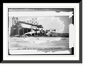 Historic Landscape - Miss. River Power Plant - Framed Wall Art Gift Idea