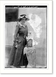 Vintage Americana Print - Mrs. H.A. Peel & Peggy - Vintage Wall Art Gift