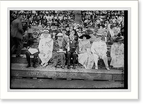 Vintage Photo Print - Adm. Gleves, Comdr. Newberry, Mrs