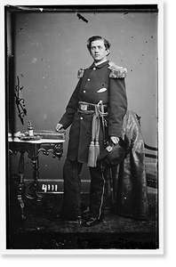 Historic Portrait - General Adam Badeau - Framed Wall Art Gift Idea