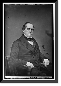 Historic Framed Print, Bullock Hon. Rufus B. Gov. of GA.,  17-7/8" x 21-7/8"