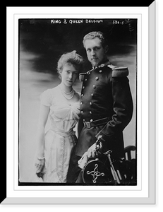 Historic Framed Print, King and Queen,  17-7/8" x 21-7/8"