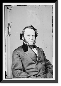 Historic Framed Print, Garfield Pres James,  17-7/8" x 21-7/8"