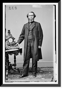 Historic Framed Print, Gen. A. J. Meyer U.S.A. Chief Signal Officer,  17-7/8" x 21-7/8"