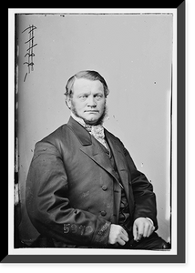 Historic Framed Print, Gen. Foster U.S.A. - 2,  17-7/8" x 21-7/8"