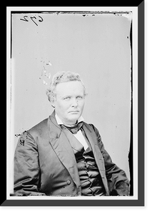 Historic Framed Print, Gen. G. P. Cluset [?] U.S.A.,  17-7/8" x 21-7/8"