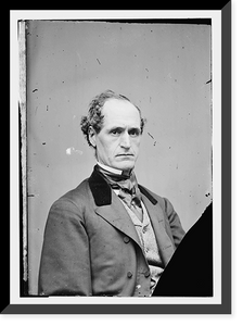 Historic Framed Print, Gen. H.C. Warmoth of LA,  17-7/8" x 21-7/8"