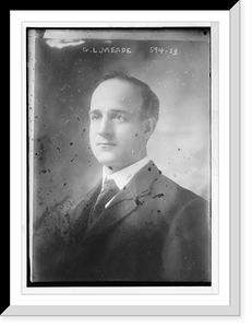 Historic Framed Print, G.L. Meade, portrait bust,  17-7/8" x 21-7/8"