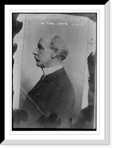 Historic Framed Print, Col. Thos. Swope, profile portrait,  17-7/8" x 21-7/8"