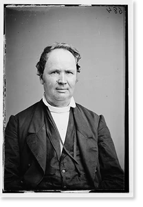 Historic Portrait - Hon. Ira Harris - Framed Wall Art Gift Idea