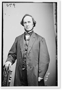 Antique Portrait - Hon. J. J. Davis - Historic Wall Art Gift