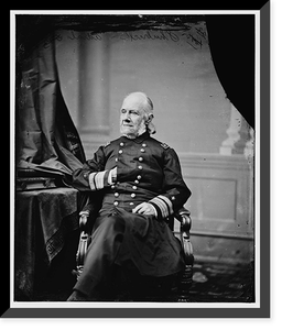 Hon. Joseph Lane of Oregon - 2, Antique Print